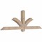 Ekena Millwork Redmond Smooth Timber Gable Bracket, Douglas Fir, 72"W x 24"H x 3 1/2"D x 3 1/2"F, 8/12 Pitch GBW072X24X0404RED00SDF - alternate 3